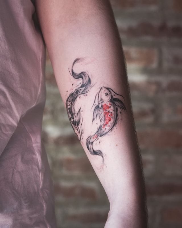 tattoo feminin de carpe 40