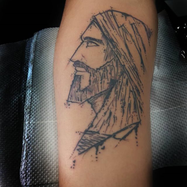 tattoo feminin de jesus christ 70