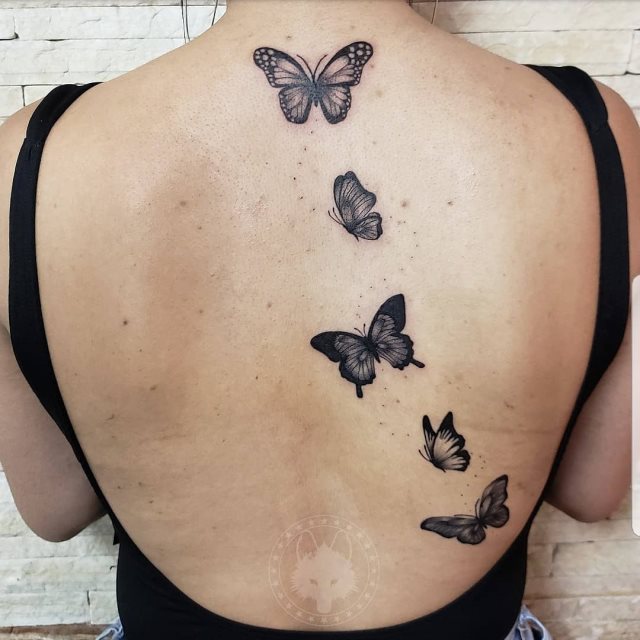 tattoo feminin de papillon 42