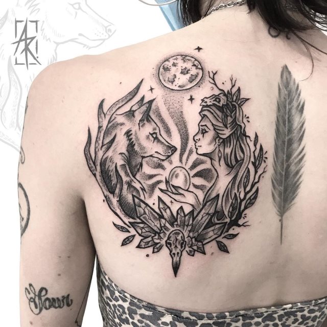 tattoo feminin de sorciere 53