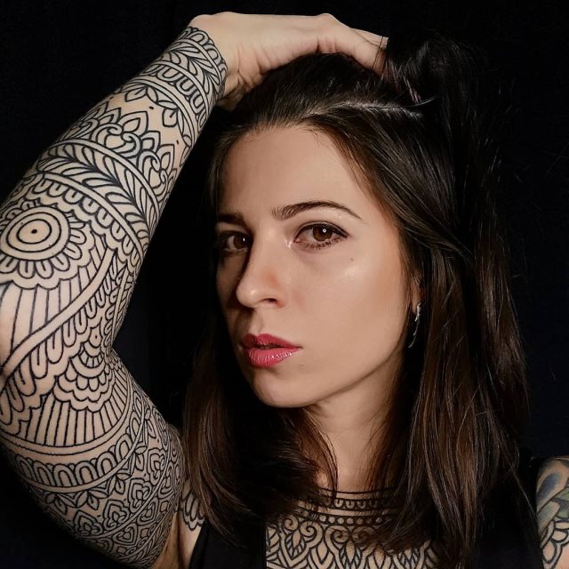 tattoo feminin de tribal 08
