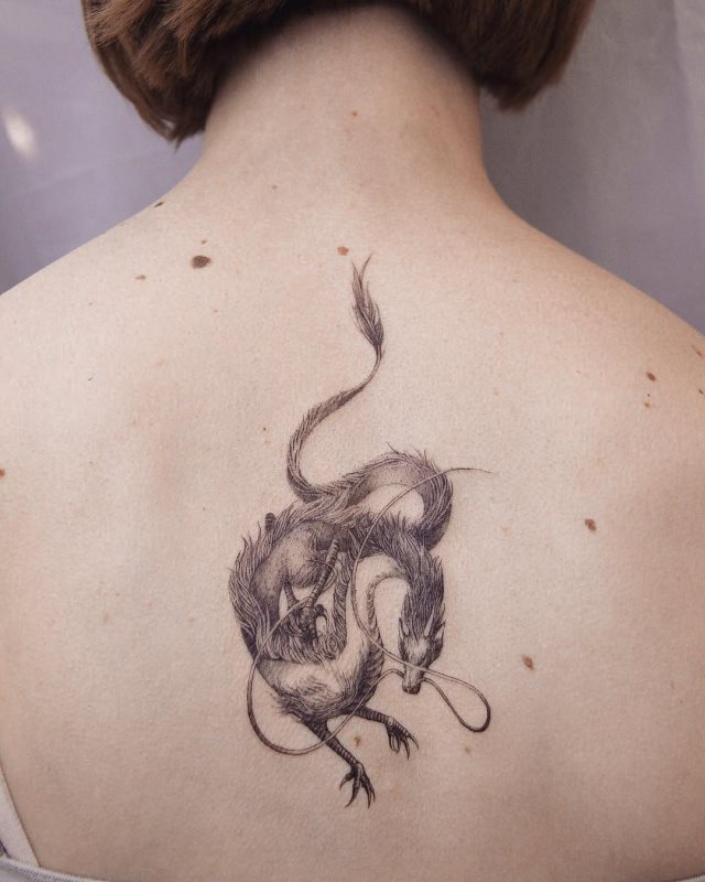 tattoo feminin dragon 28