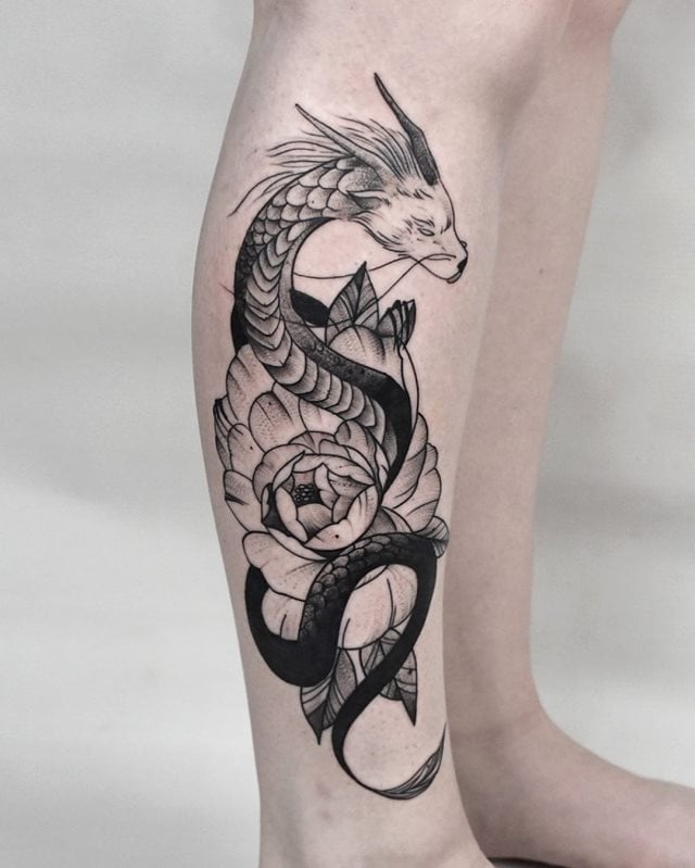 tattoo feminin dragon 56