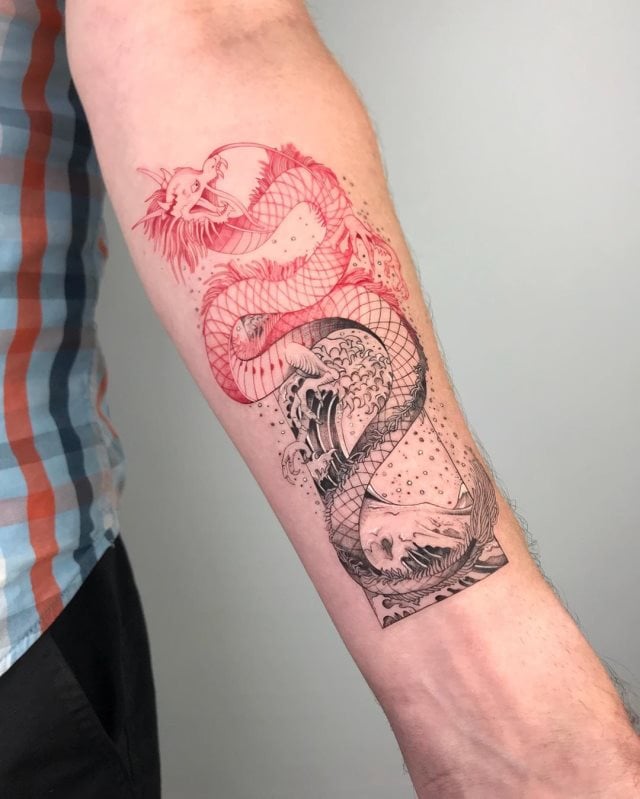 tattoo feminin dragon 58