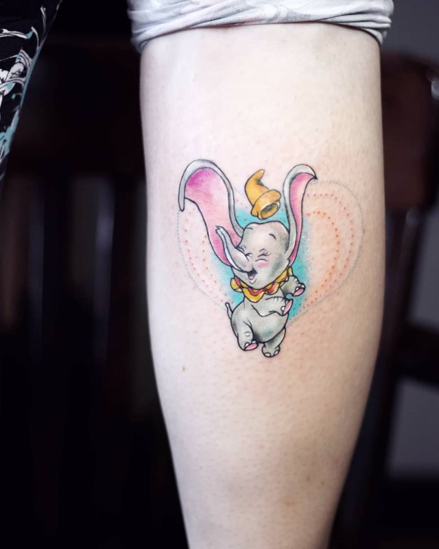 tattoo feminin elephant 38