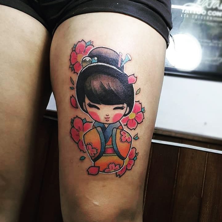 tattoo feminin geisha 14