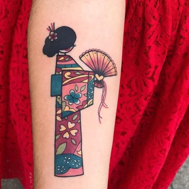 tattoo feminin geisha 19