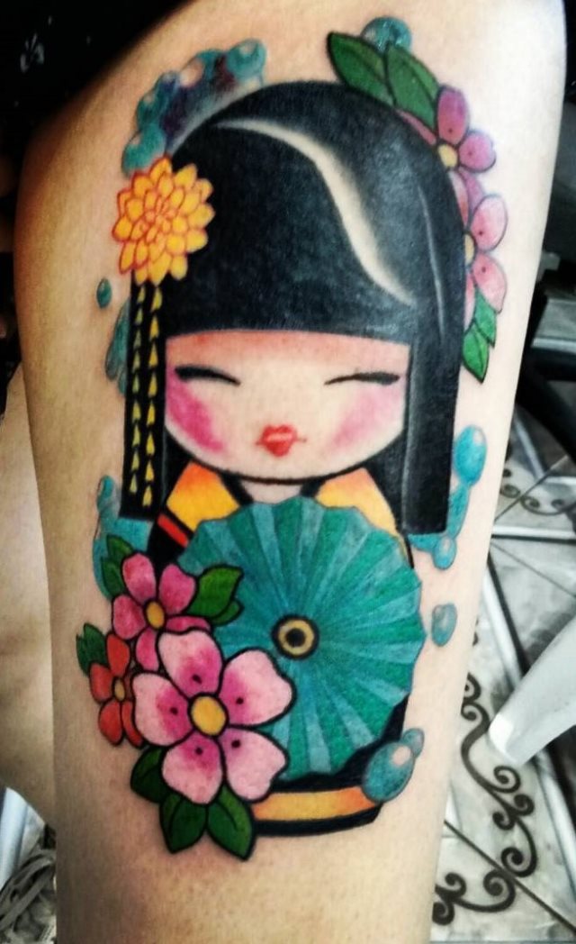 tattoo feminin geisha 48