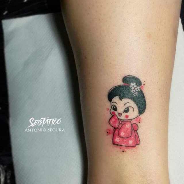 tattoo feminin geisha 50