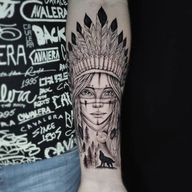 tattoo feminin indigenes 32