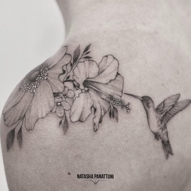tattoo feminin oiseau 06
