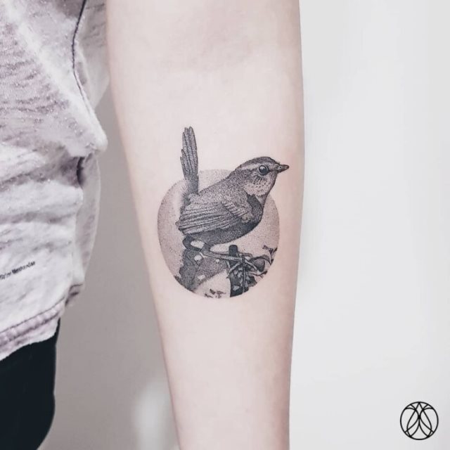 tattoo feminin oiseau 38