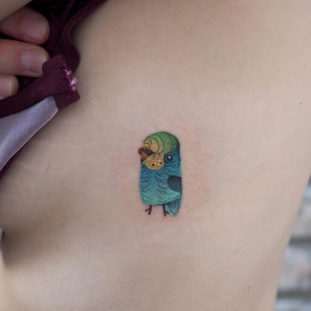 tattoo feminin oiseau 62