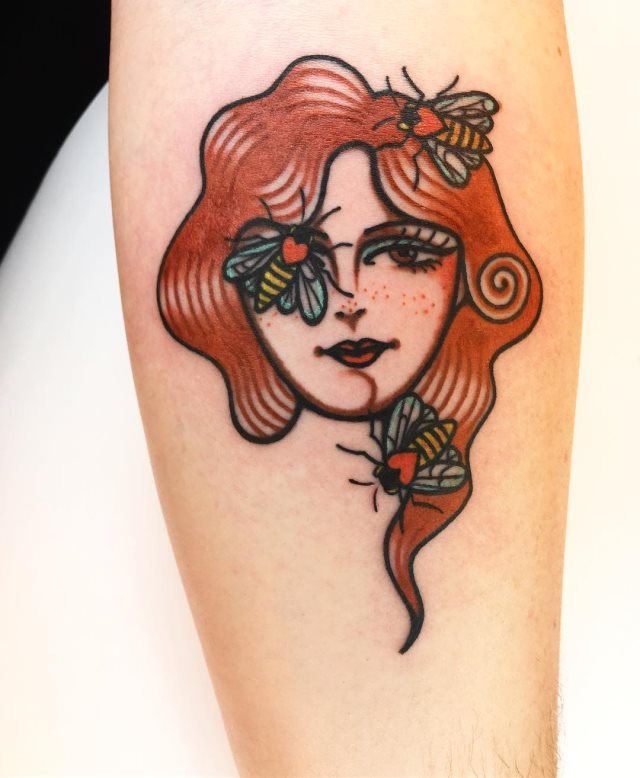 tattoo feminin old school 18