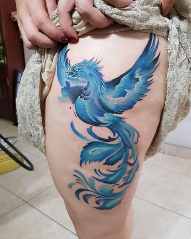tattoo feminin phoenix 05