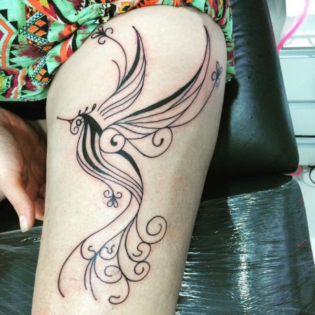 tattoo feminin phoenix 09