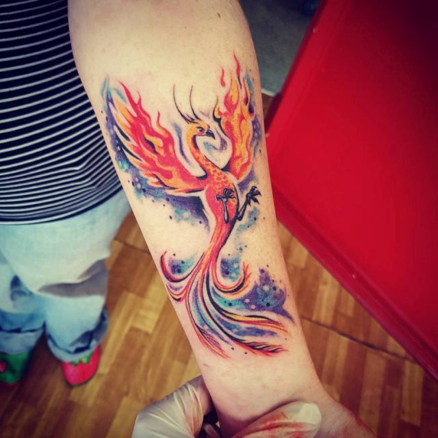 tattoo feminin phoenix 26