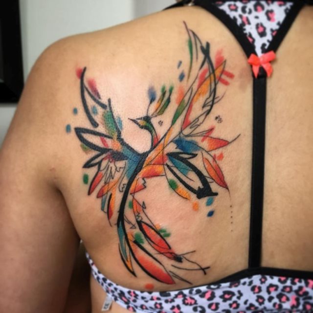 tattoo feminin phoenix 29