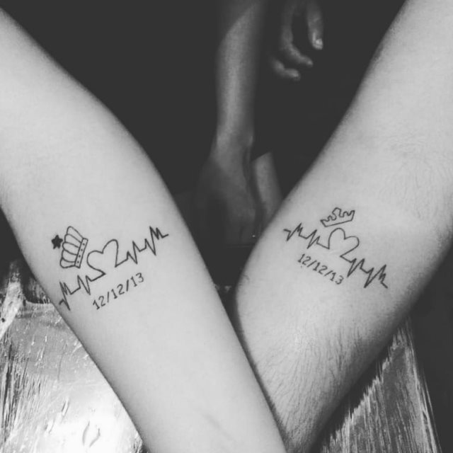 tattoo feminin pour couple 17