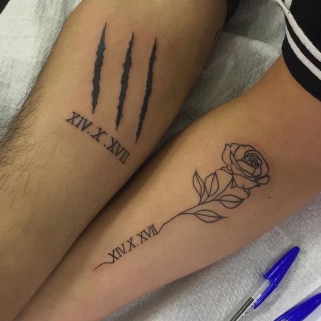 tattoo feminin pour couple 20