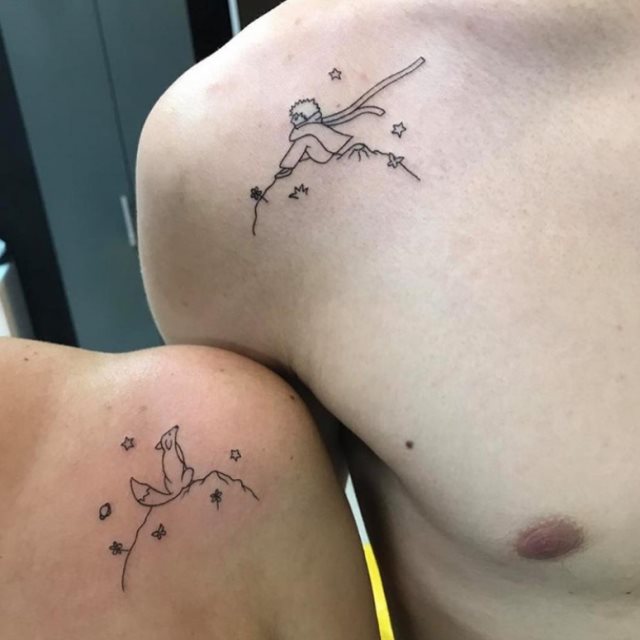 tattoo feminin pour couple 57