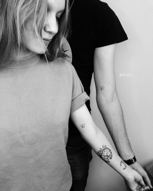 tattoo feminin pour couple 81