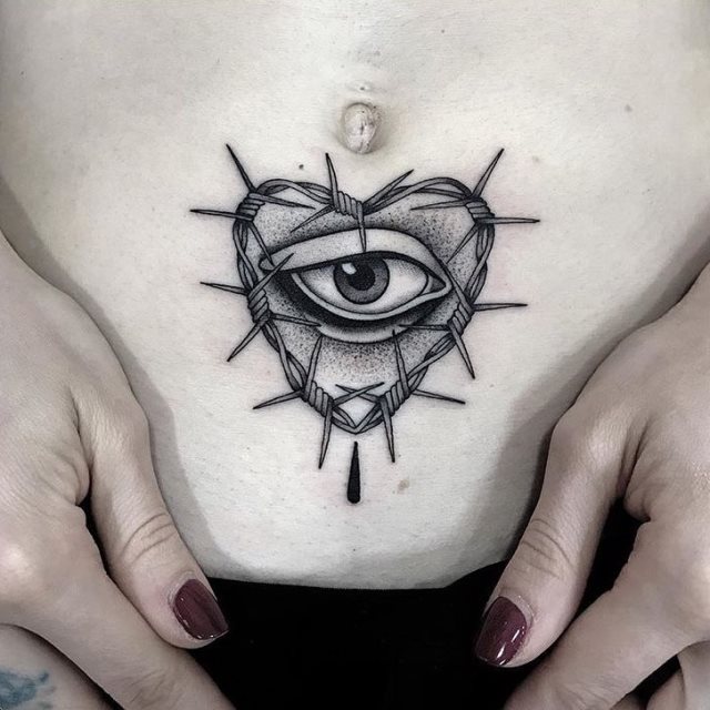 tattoo feminin pour ventre 34
