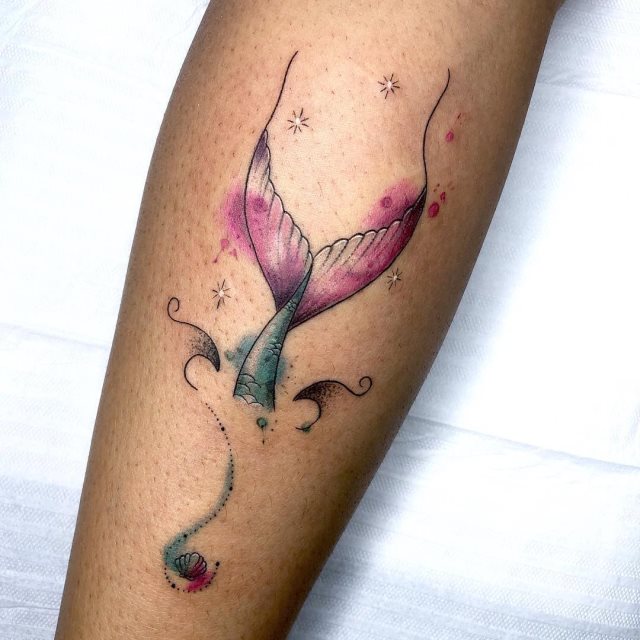 tattoo feminin sirene 05