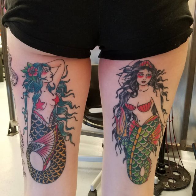 tattoo feminin sirene 21