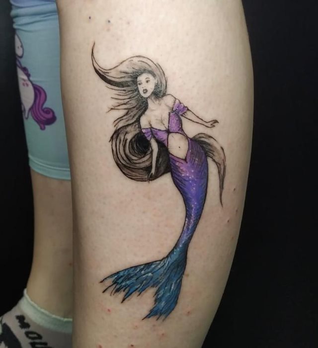 tattoo feminin sirene 41