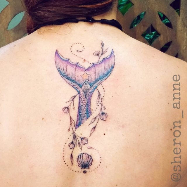 tattoo feminin sirene 56