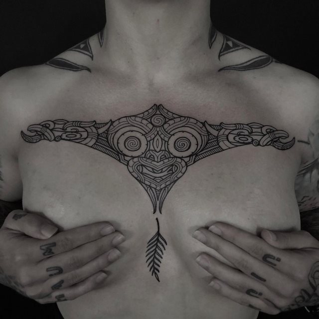 tattoo feminin style maori 04