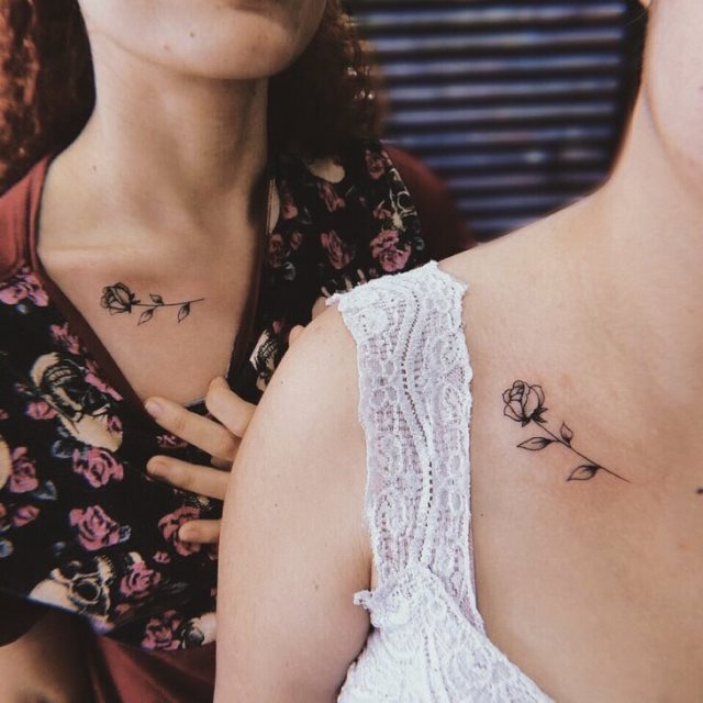 tattoo feminin symbolisent amitie 35