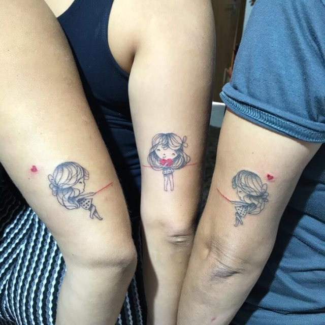 tattoo feminin symbolisent amitie 39
