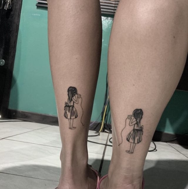 tattoo feminin symbolisent amitie 43