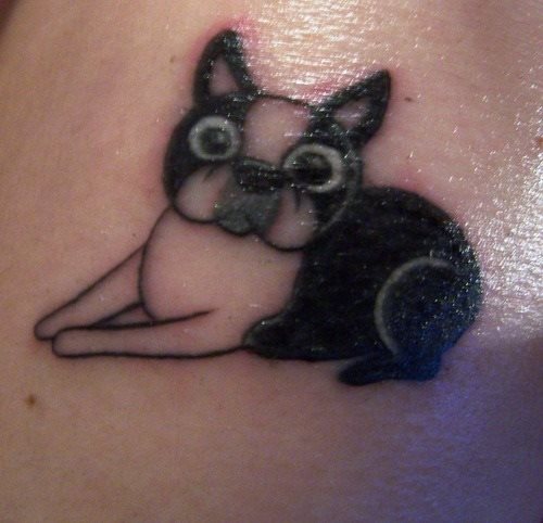 tatouage chien 73