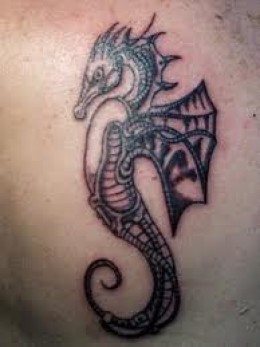 212 tatouage hippocampes