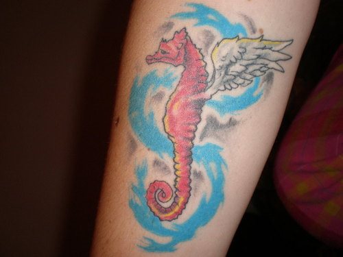 233 tatouage hippocampes