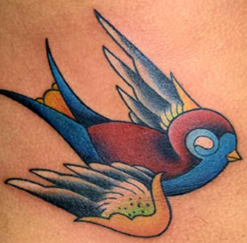 tatouage hirondelle 257