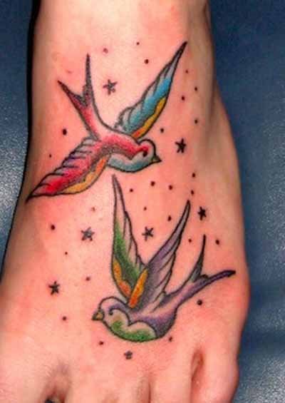 tatouage hirondelle 258