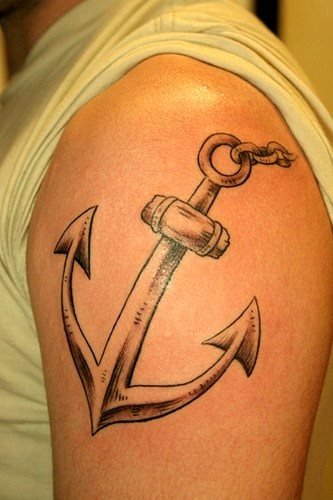 tatouage ancre marine 577