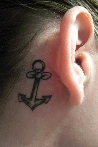 tatouage ancre marine 586