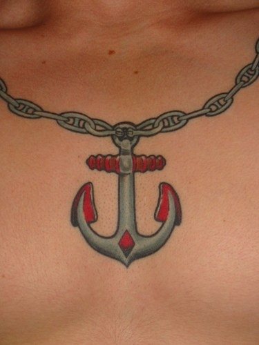 tatouage ancre marine 603