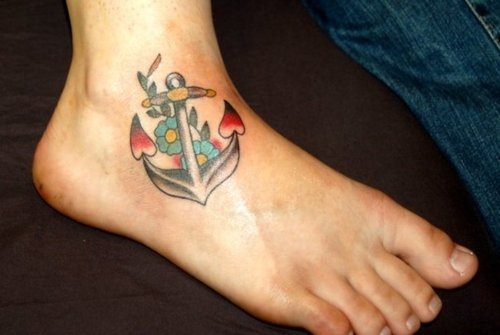 tatouage ancre marine 505