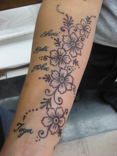 tatouage avant-bras 555