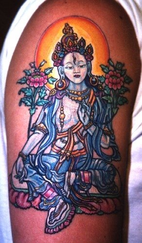 tatouage bouddhiste 555
