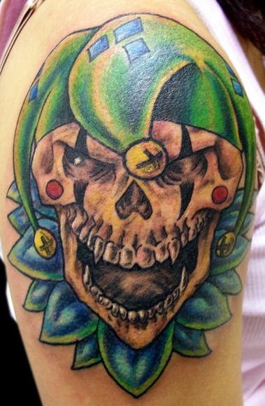 tatouage clown 1030