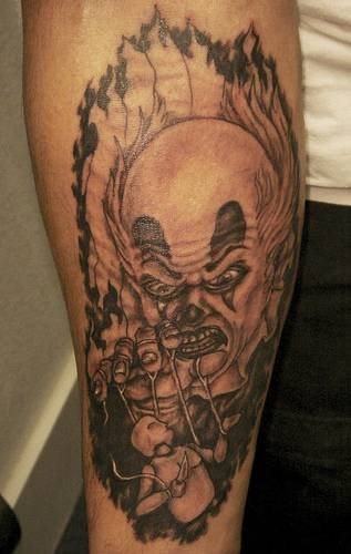 tatouage clown 1062