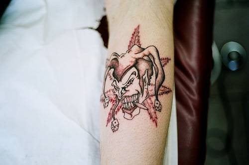 tatouage clown 1063