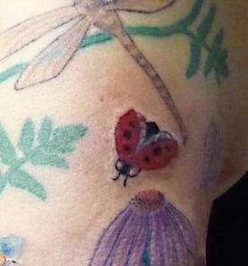 tatouage coccinelle 1004